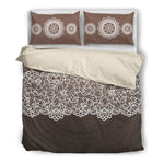 Lace Bedding Duvet Cover Set 3 Pcs