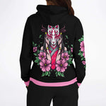 Kitsune With Sword Women Premium Hoodie