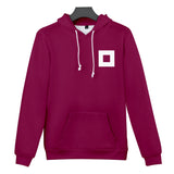 Squid Game - Square Symbol Type Round Collar Red Hoodie For Men