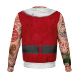 Bad Santa Sleeveless with Tattoos Christmas Ugly Sweater