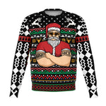 Naughty Nice Fit Santa Funny Ugly Christmas Sweater