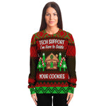 Tech Support Funny Ugly Christmas Sweater