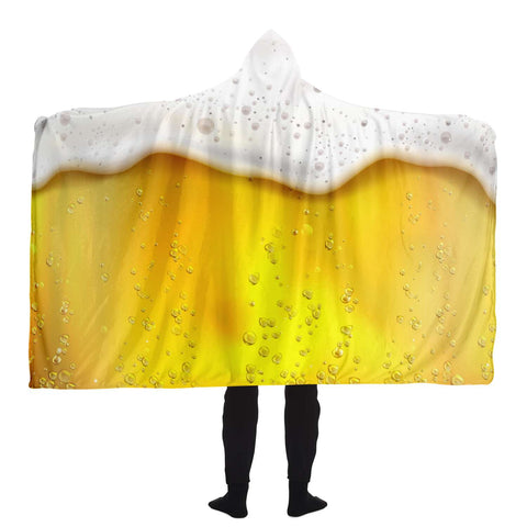 Full Beer Hooded Blanket