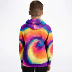 Rainbow Tie Dye Kids Hoodie