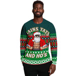 Gains Tats & Ho's Funny Unisex Ugly Christmas Sweater