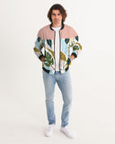 Pop Elements On Pink Men's Bomber Jacket