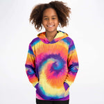 Rainbow Tie Dye Kids Hoodie