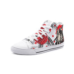 Unisex Samurai Abstract Geometric Japanese Art High Top Shoes