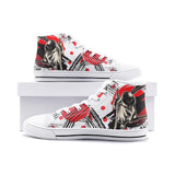 Unisex Samurai Abstract Geometric Japanese Art High Top Shoes