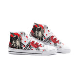 Unisex Samurai Abstract Geometric Japanese Art High Top Shoes