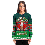 Gains Tats & Ho's Funny Unisex Ugly Christmas Sweater