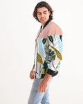 Pop Elements On Pink Men's Bomber Jacket