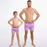 "Avocado Madness" Father & Son Swim Trunks