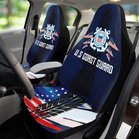 US Coast Guard Car Seat Covers Set of 2