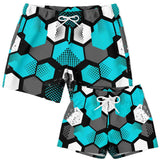 "Hexagonal Joy" Father & Son Swim Trunks