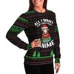 All I Want for Christmas is Anime Ugly Christmas Sweater
