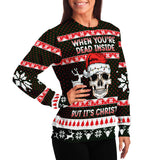 When You're Dead Inside But It's Christmas | Ugly Christmas Sweater