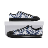 Unisex Shibori Japanese Pattern Low Top Shoes