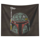 Boba Fett Helmet - Backdrop Wall Tapestry