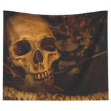 Human Skull - Backdrop Wall Tapestry