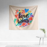 Love Wins - Backdrop Wall Tapestry