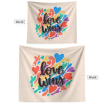 Love Wins - Backdrop Wall Tapestry