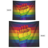 Pride Day Fist - Backdrop Wall Tapestry