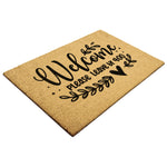 Welcome Please Leave By 9 Outdoor Mat 4 Sizes Coir Doormat