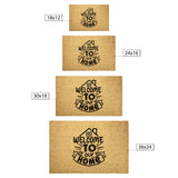 Welcome To Our Home Outdoor Mat 4 Sizes Coir Doormat