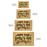 Wipe Your Paws Ya Filthy Animal Outdoor Mat 4 Sizes Coir Doormat