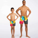 "Color Movement" Father & Son Swim Trunks