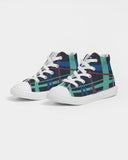 Weave Pattern Kids Hightop Shoes