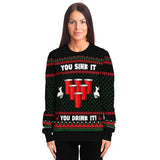 You Sink It You Drink It | Unisex Ugly Christmas Sweater