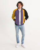 Pop Elements On Purple Men's Bomber Jacket