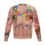 Topless Men Tattooed Ugly Christmas Sweater