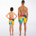 "Color Movement" Father & Son Swim Trunks