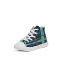 Weave Pattern Kids Hightop Shoes