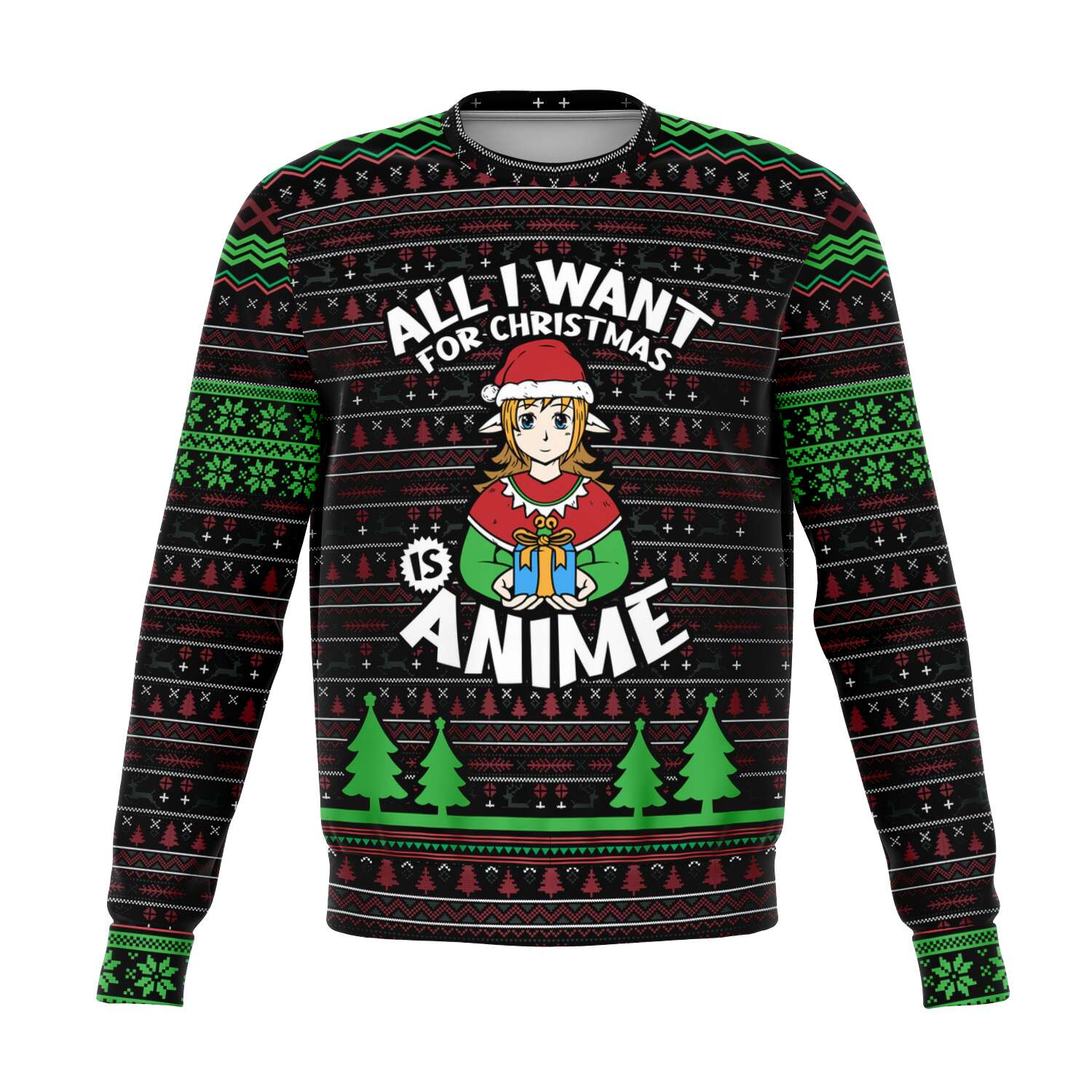 Erza Scarlet Anime Ugly Christmas Sweater Custom Fairy Tail All Over  Printed Shirt - USALast