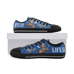 Unisex Life Is A Game Low Top Shoes