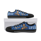 Unisex Life Is A Game Low Top Shoes