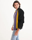 Pop Elements On Purple Men's Bomber Jacket