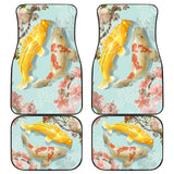 Koi Fish Car Floor Mats (Set Of 4)