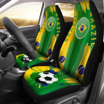 Brazil Soccer World Cup - Car Seat Covers Set Of 2