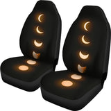 Moon Shapes Car Seat Covers Set Of 2