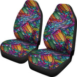 Boho Feathers Seat Covers Set Of 2