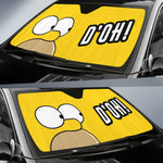 Homer Simpson Car Sunshade Windshield