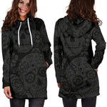 Dark Sugar Skull Women's Hooded Dress