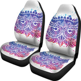 Owl Face Car Seat Covers Set Of 2