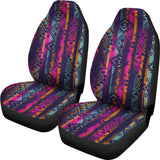 Multicolor Boho Car Seat Covers Set Of 2