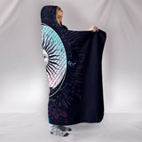 Boho Sun and Moon Hooded Blanket